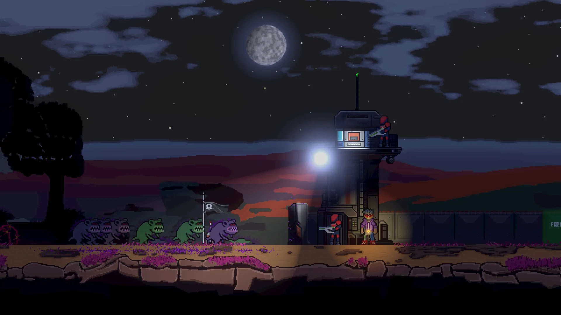 Star Coop — Angriffswelle bei Nacht